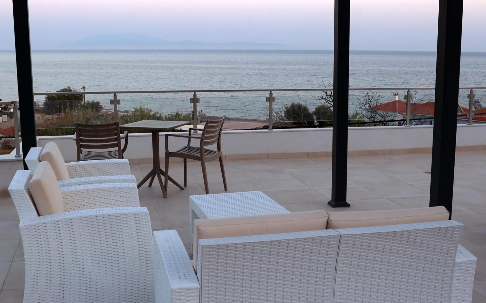 Ocean View Studios And Luxury Rooms Plomari Bagian luar foto
