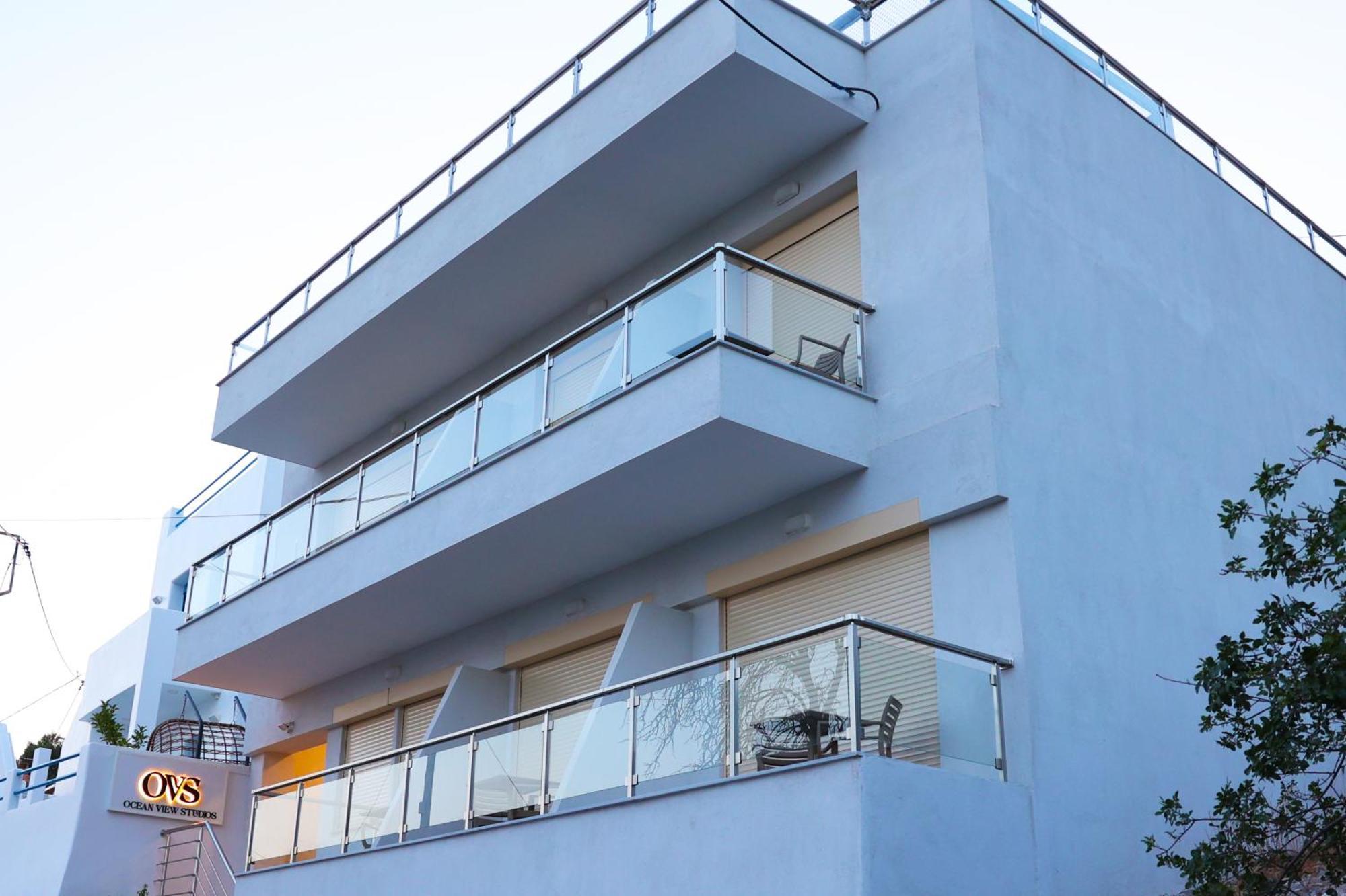 Ocean View Studios And Luxury Rooms Plomari Bagian luar foto