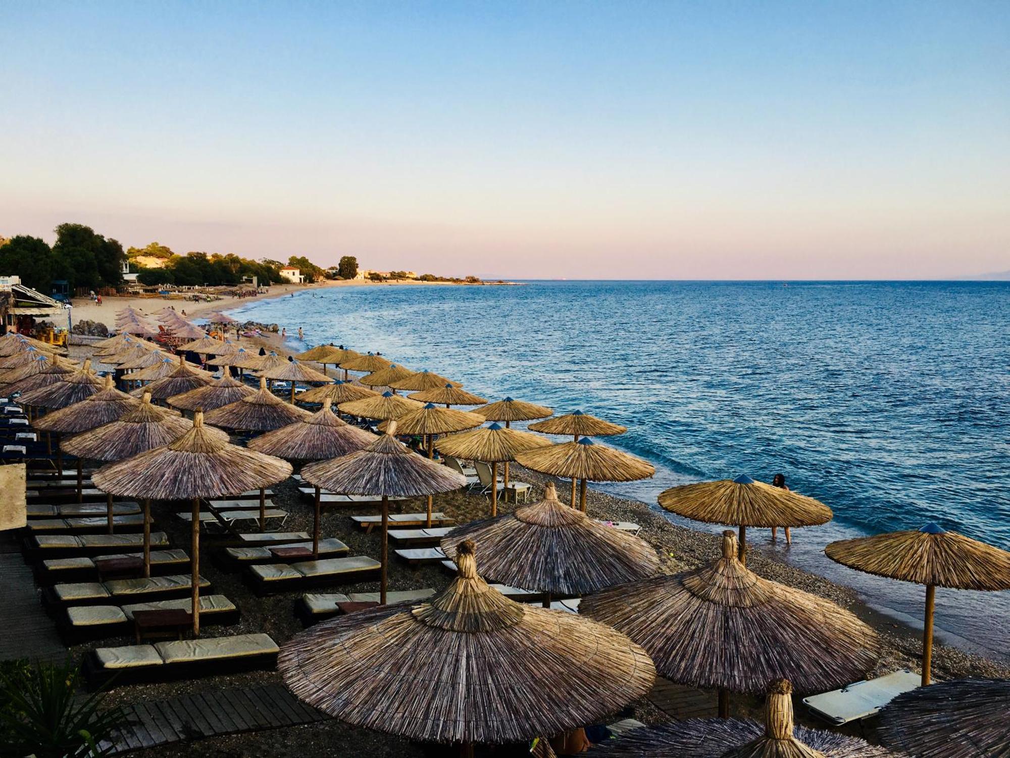 Ocean View Studios And Luxury Rooms Plomari Bagian luar foto